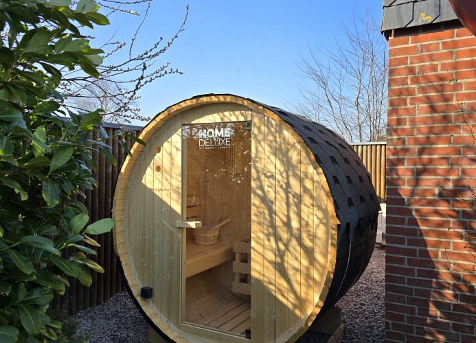 Kleine Fass Sauna
