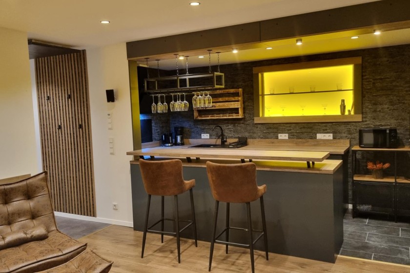 Wohnzimmer und Küche