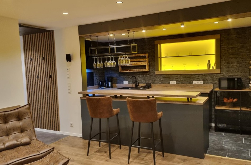 Wohnzimmer und Küche